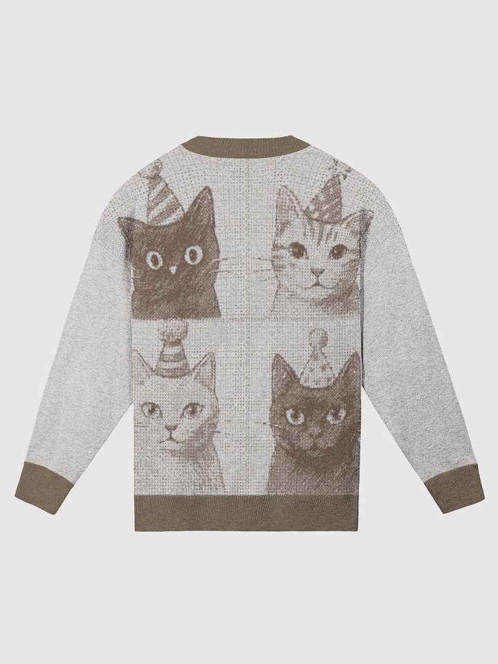 Party Cats Jacquard Sweater product image (9)