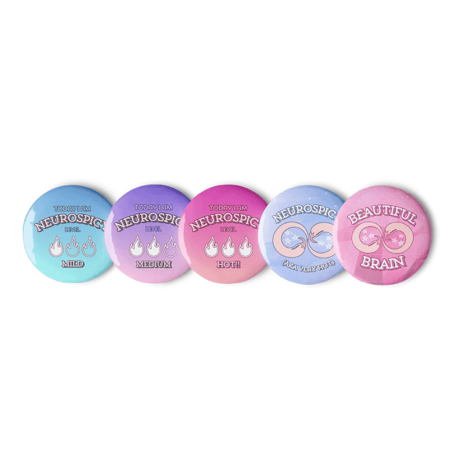 Neurospicy -pin set product image (5)
