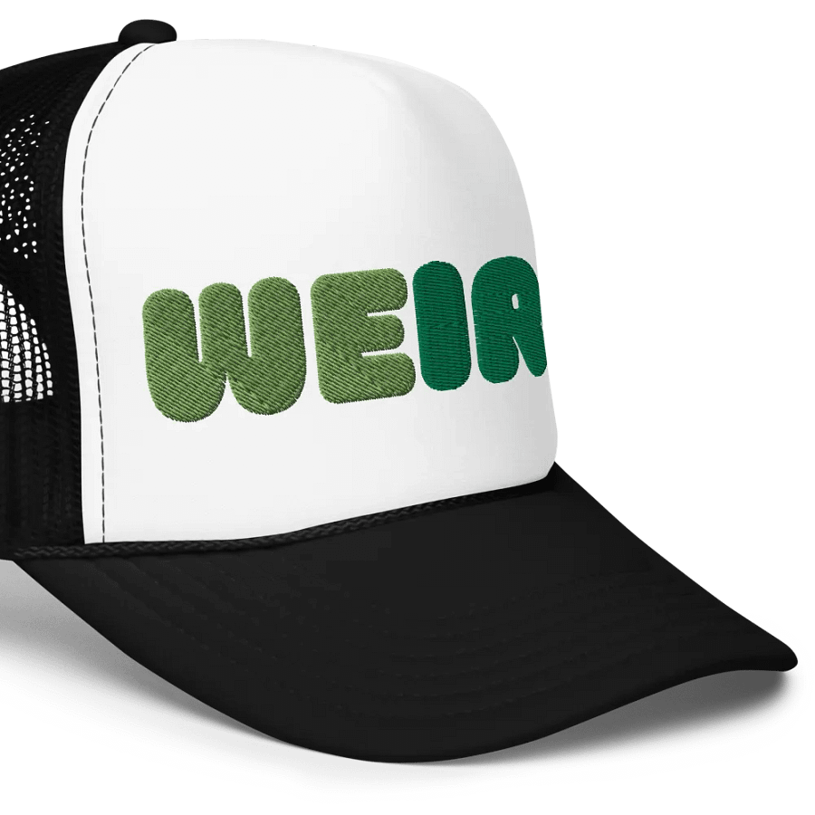 WEIRD Green Foam Trucker Hat product image (5)