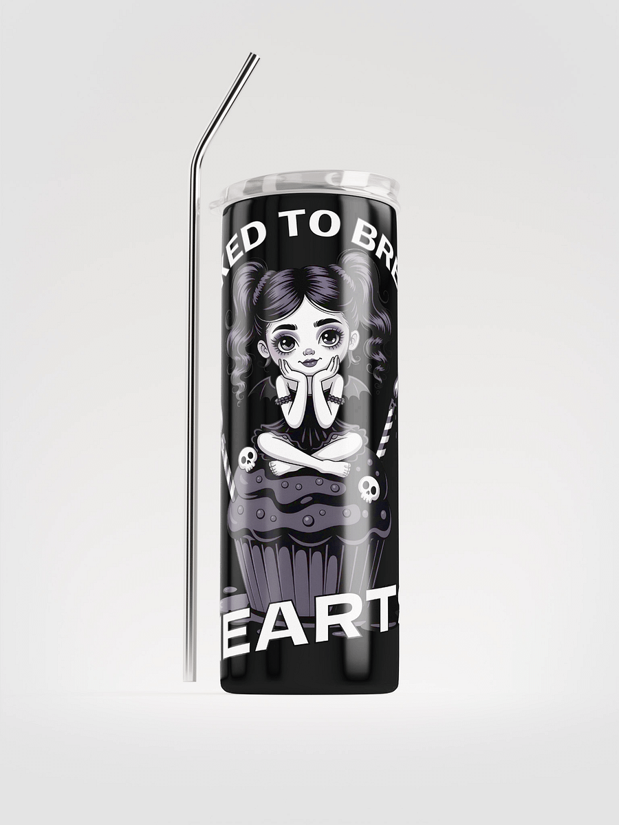 Goth Cupcake Girl – Baked to Break Hearts Steel Tumbler product image (1)