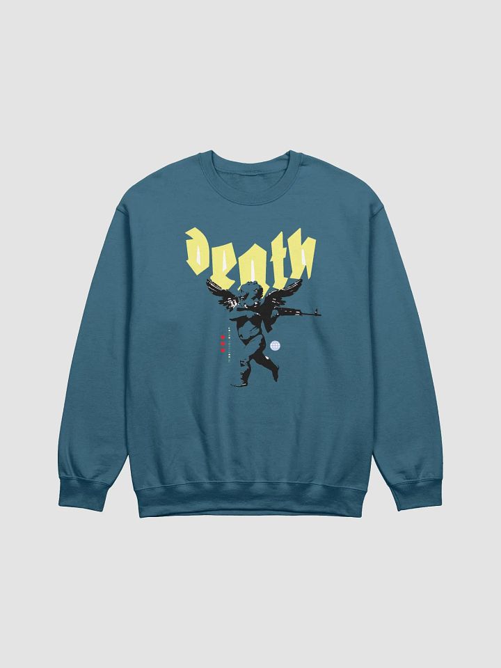 Winged Figure Death Artistic Crewneck product image (4)