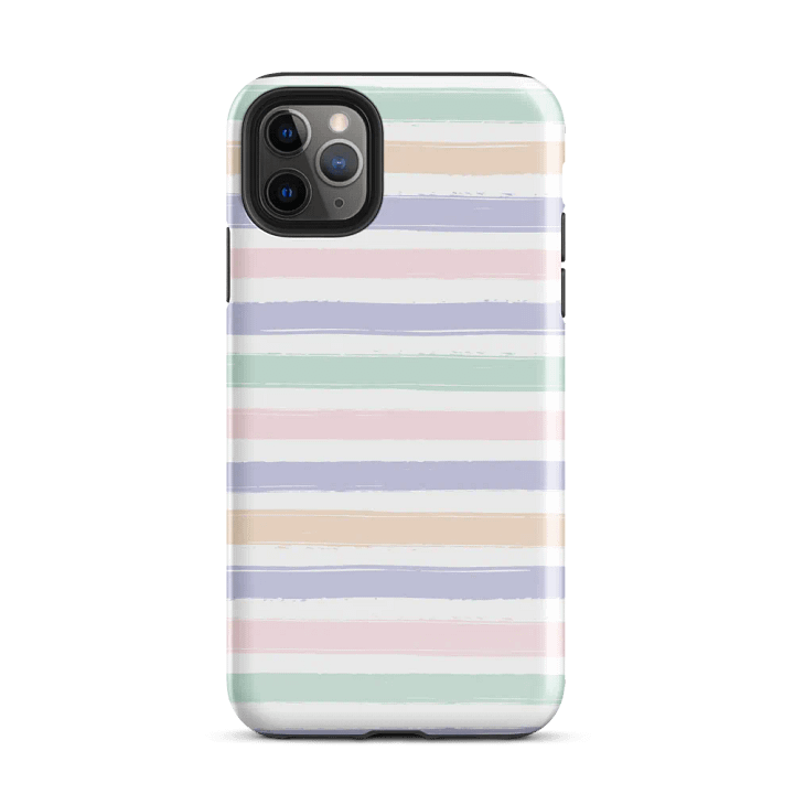 Pastel Power Stripes iPhone® Tough Case product image (2)