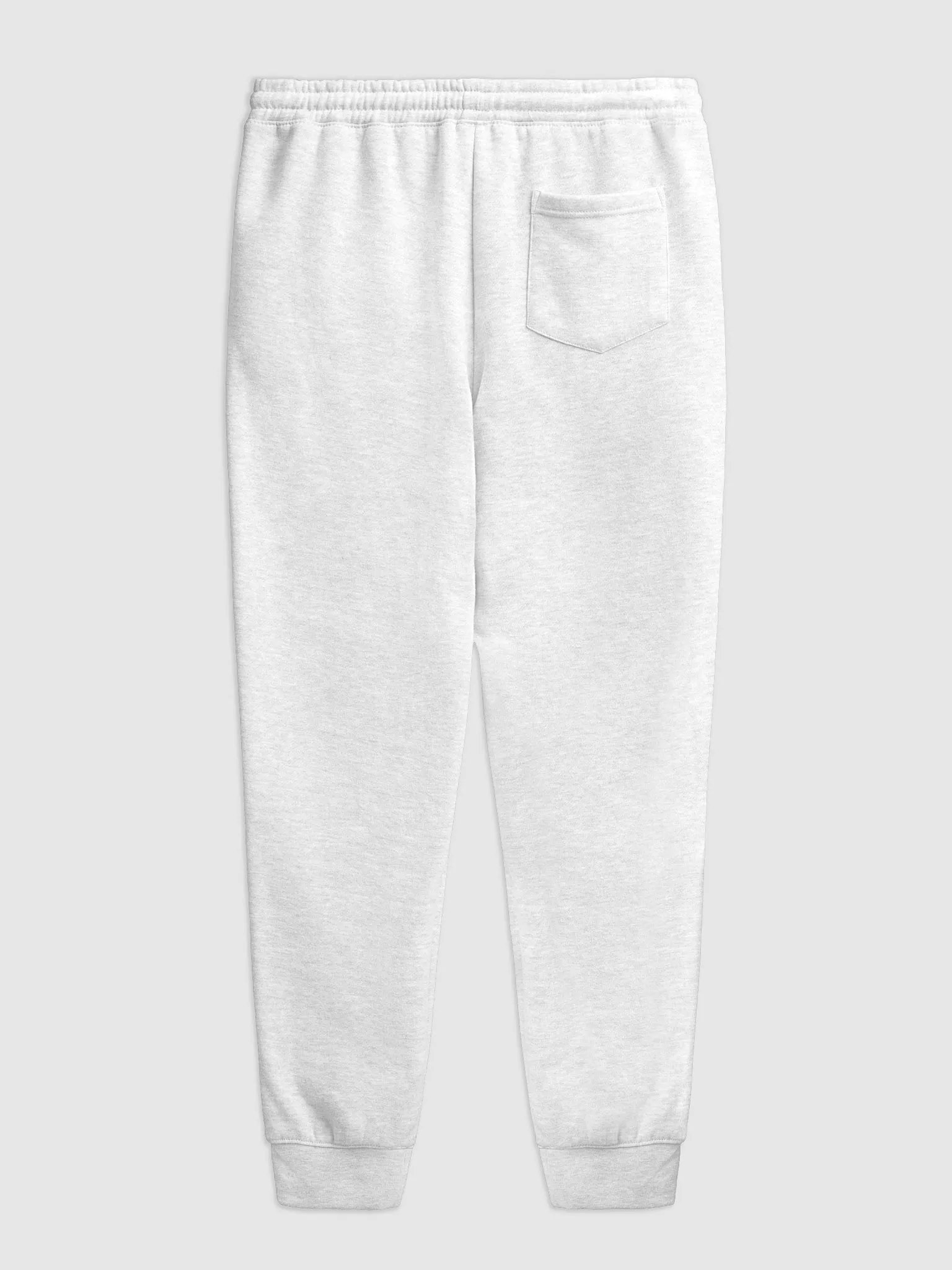 "It’s Not Magic" Signature Joggers – White Repeating Logo Edition product image (2)