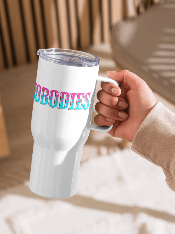 ''The Nobodies'' Travel Mug with Handle product image (6)
