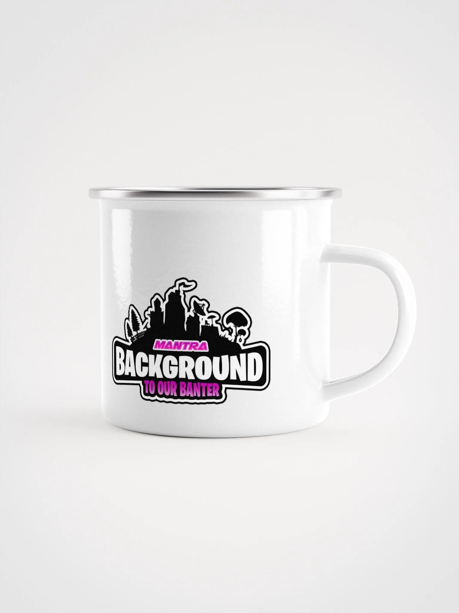 Mantra Background to our Banter Mug product image (1)
