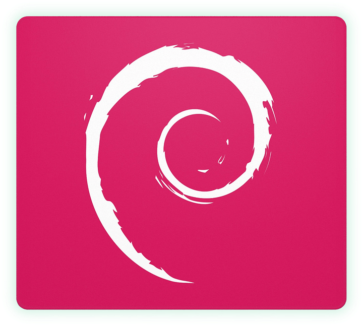 Gaming Mouse Pad with Debian Logo product image (1)