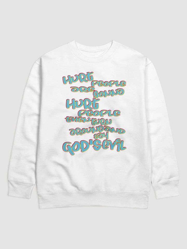 Hurt People - Blue Graffiti - Cotton Heritage Premium Sweatshirt product image (1)