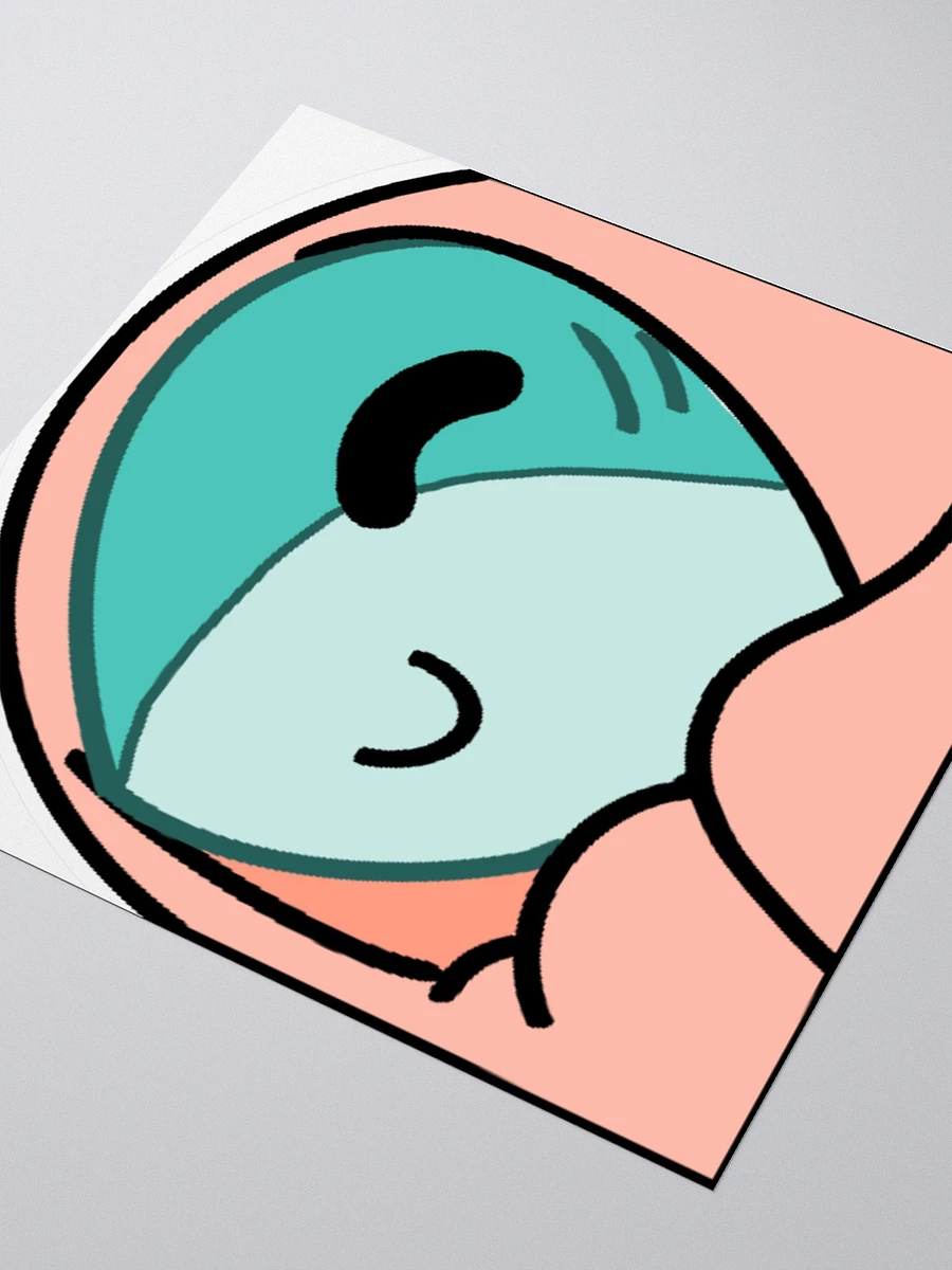 Cozy Shark Sticker product image (3)