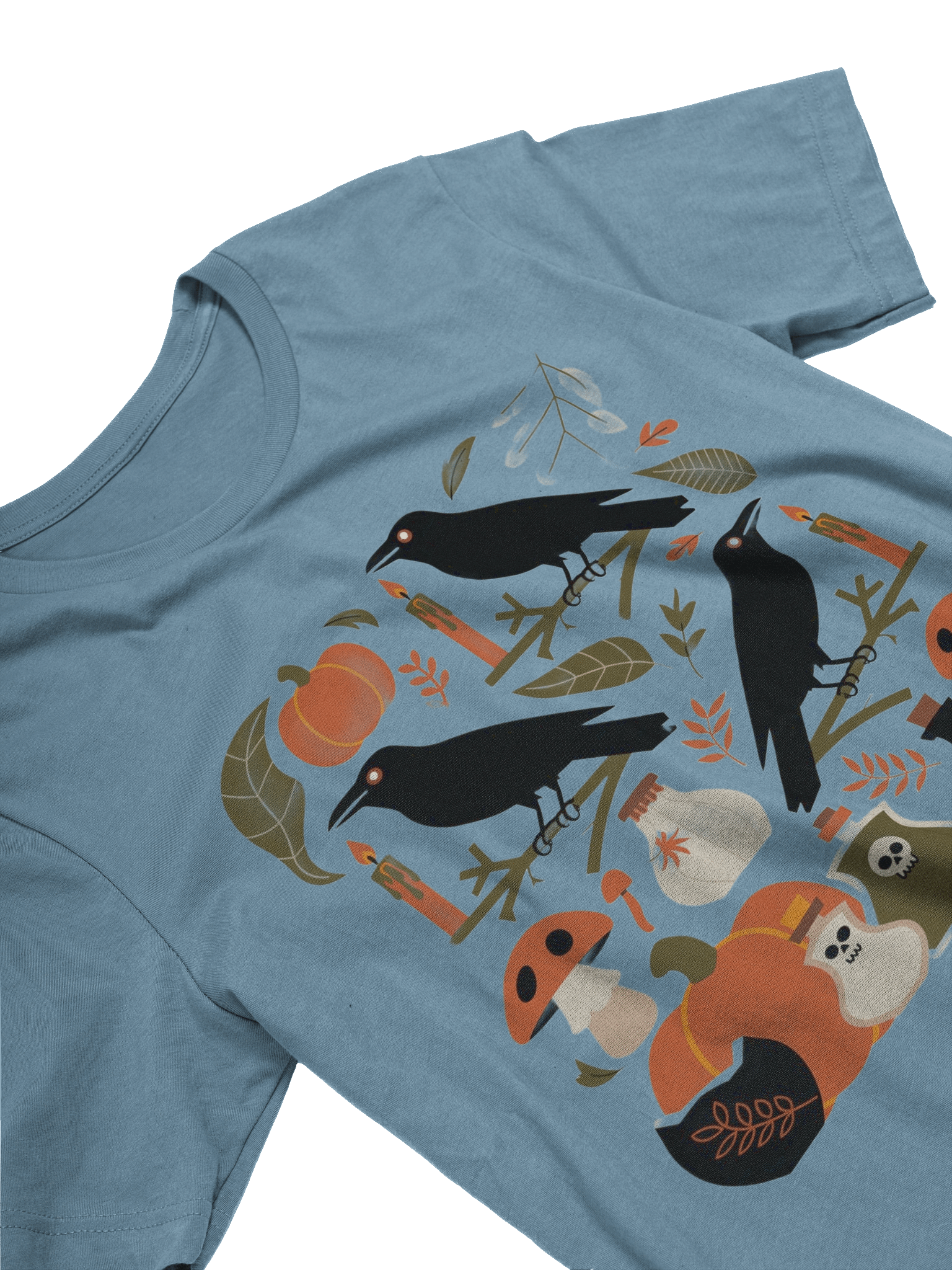 Boho Halloween T-Shirt | Autumn Boho Tee | Spooky Season Shirt | Gothic Boho T-Shirt | Gift for Halloween Lovers product image (4)