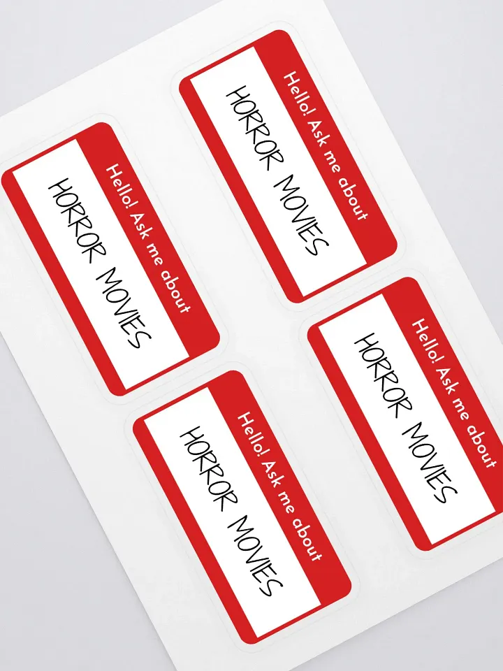 Ask Me About Horror Movies Stickers product image (2)
