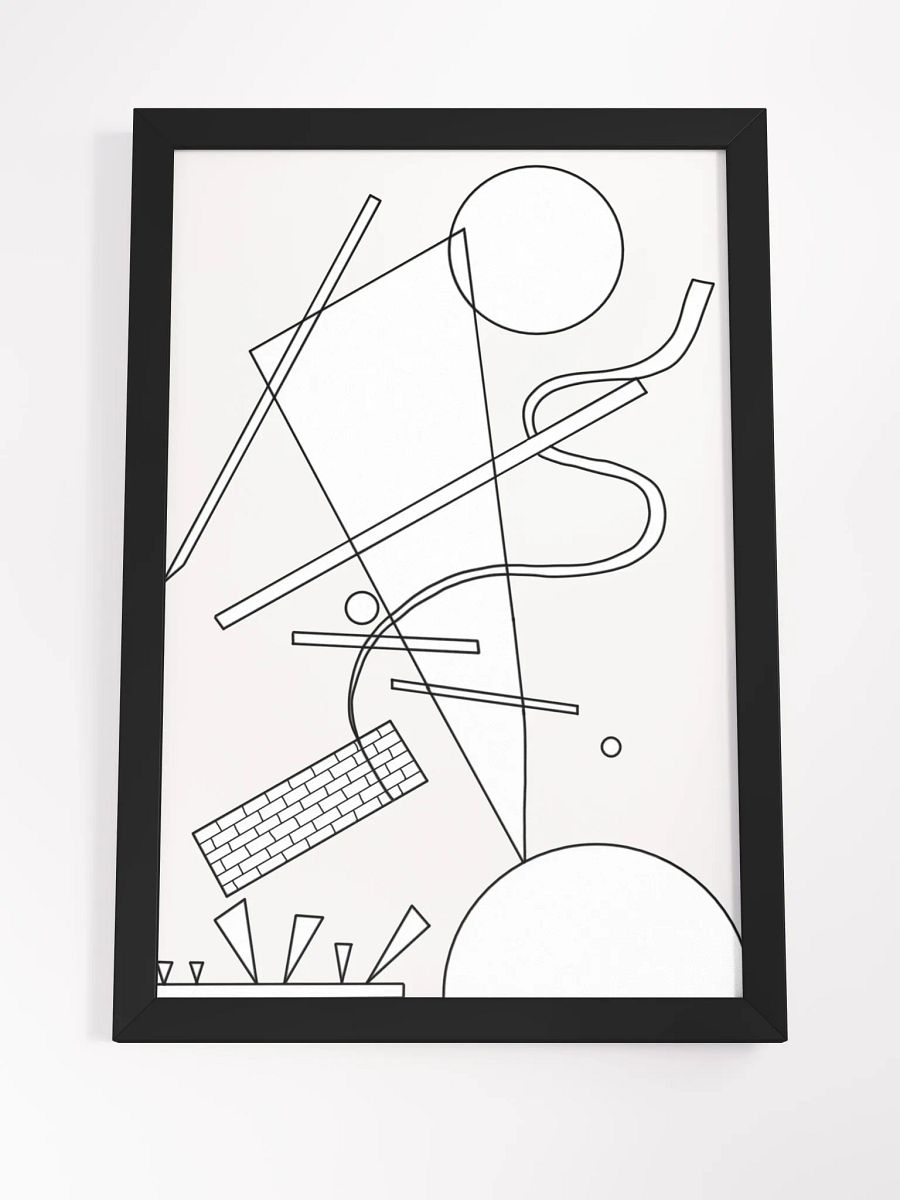 Color-Your-Own Kandinsky's Framed Poster! 12" x 18" product image (4)