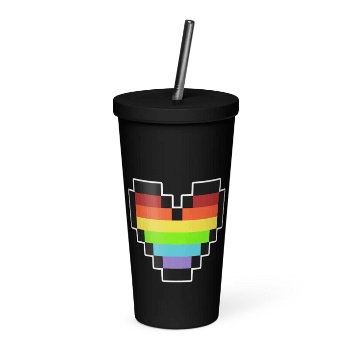 Pride Heart Emote Insulated Tumblr product image (1)