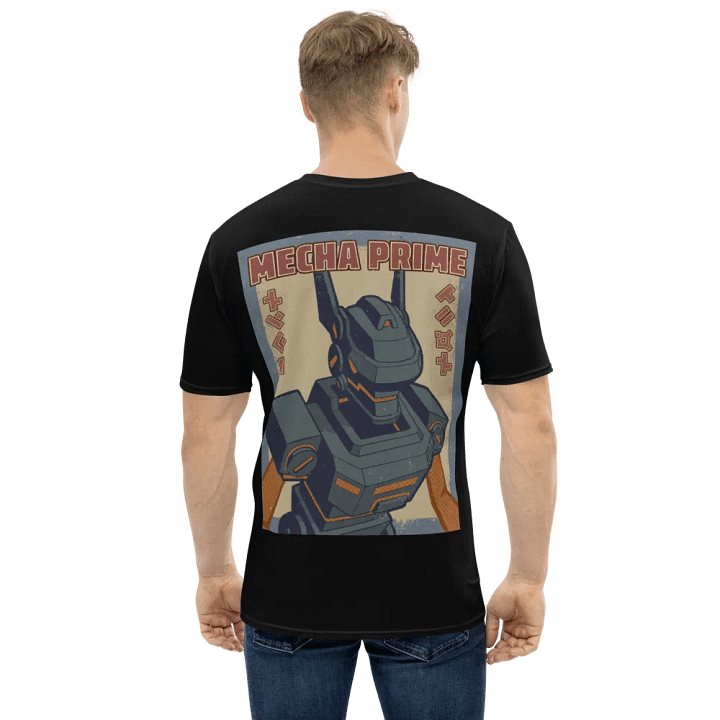 Mecha Prime Poster T-Shirt - Black product image (1)