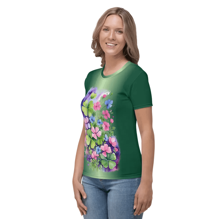 St. Patricks Day Clovers T-shirt product image (5)
