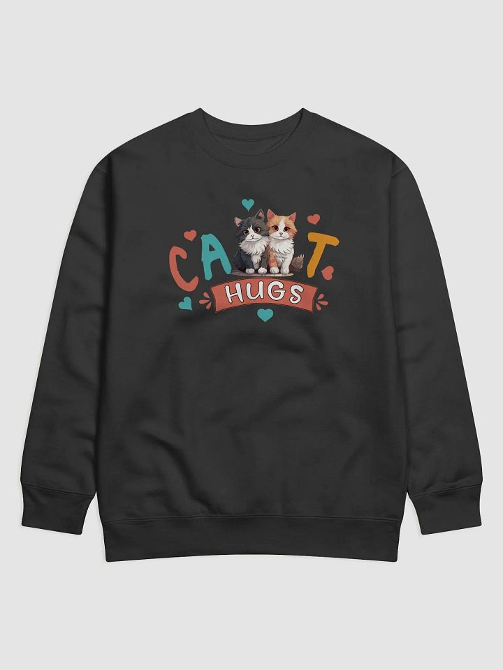 Colorful Cat Hugs Premium Sweatshirt product image (1)