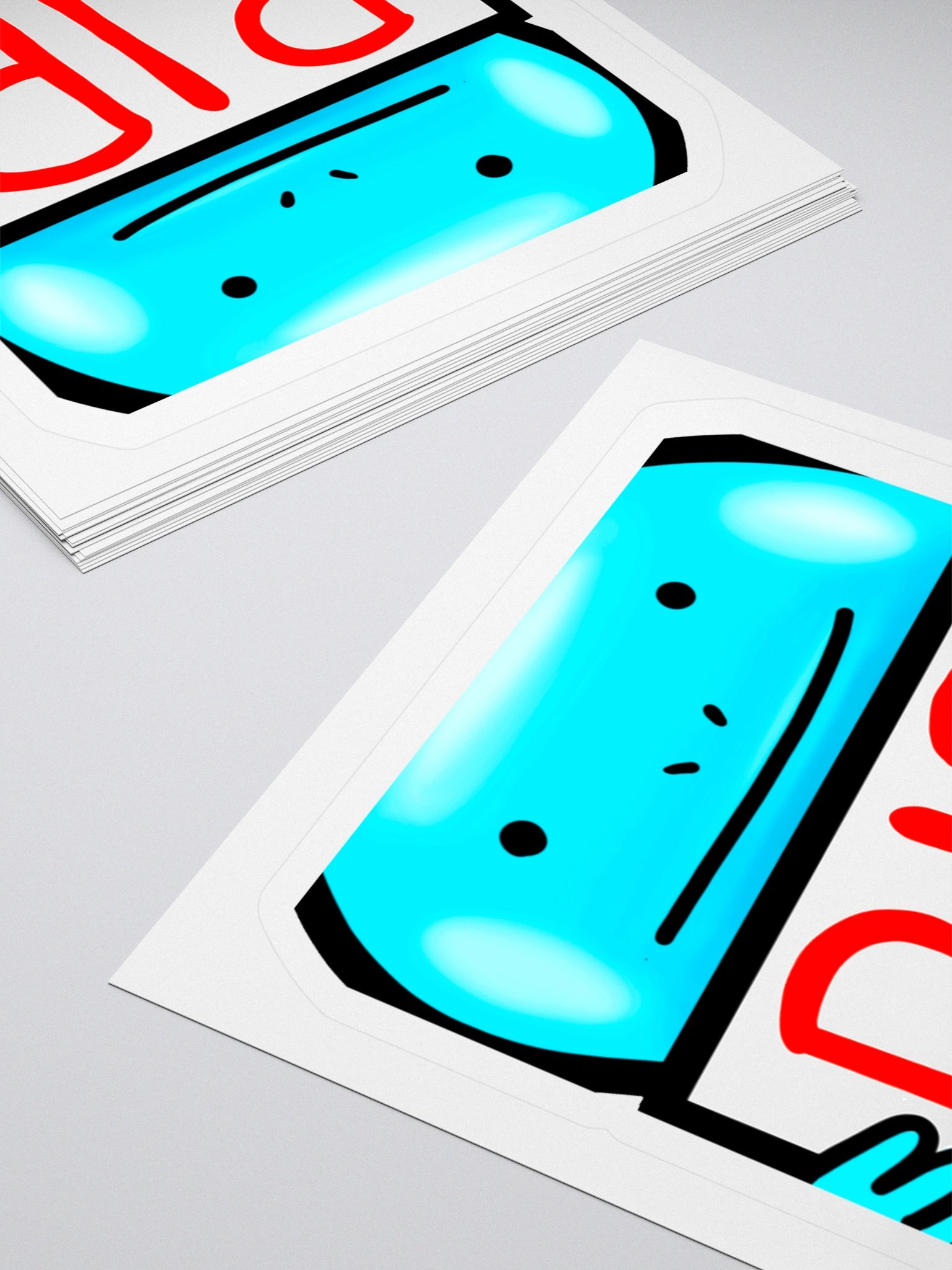 Blue Quag Vinyl Stickers (3" x 3") product image (4)