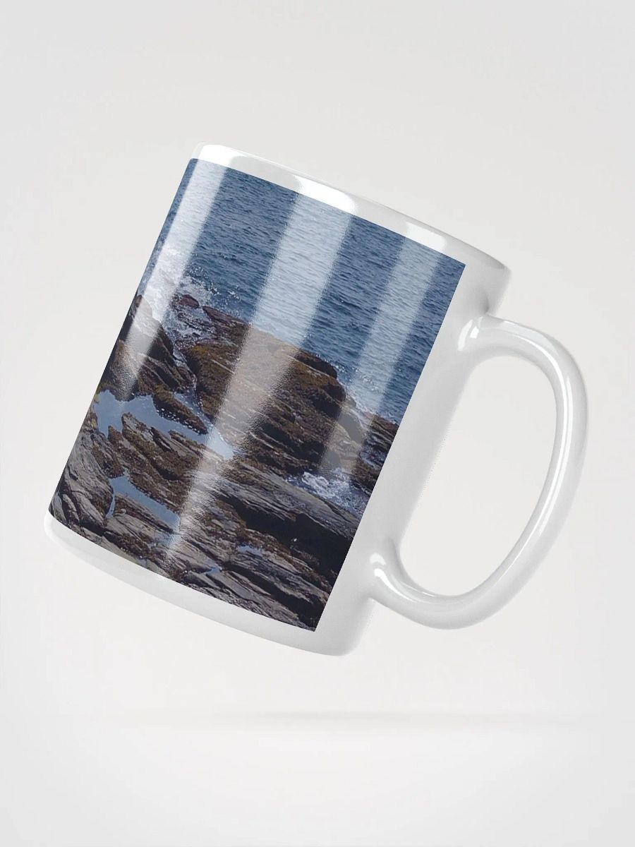 New England Poem Excerpt Mug (Photograph taken at Beavertail in Jamestown, Rhode Island) product image (4)