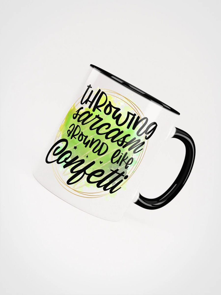 Throwing Sarcasm Ceramic Mug product image (4)