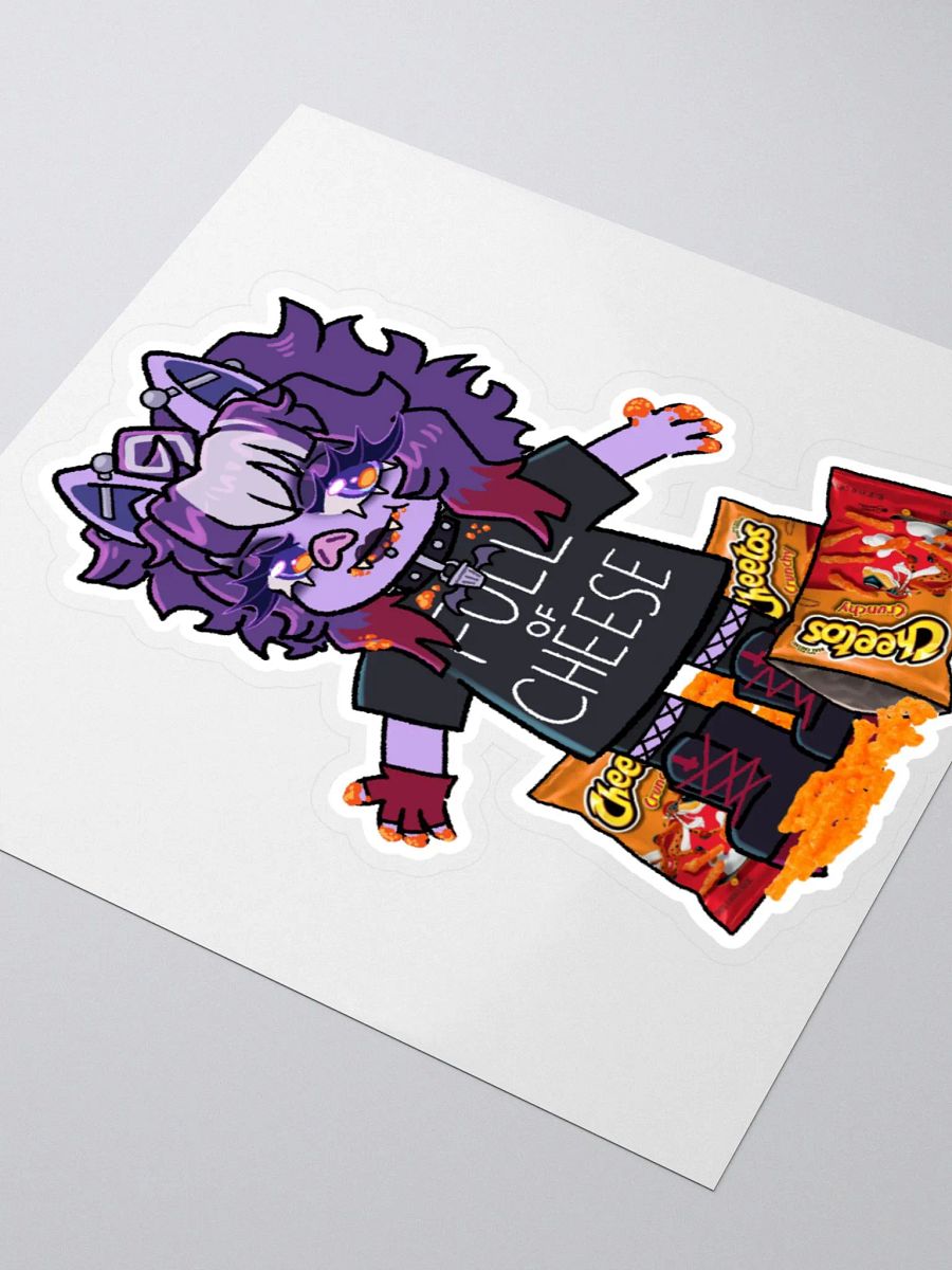 Trash Bat Char - skrunkly & full of cheese [sticker] product image (3)