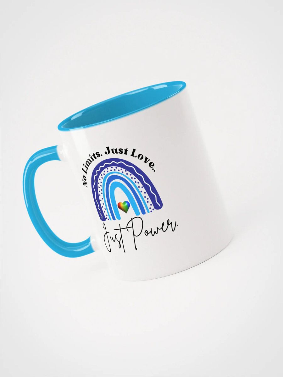 No Limits. Just Love. Just Power. Rainbow Ceramic Mug. product image (6)