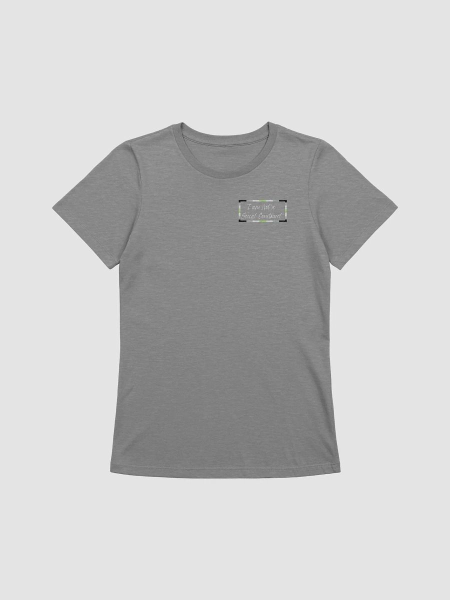 I am Not a Social Construct (w)- Agender - Women's Relaxed Fit T product image (5)