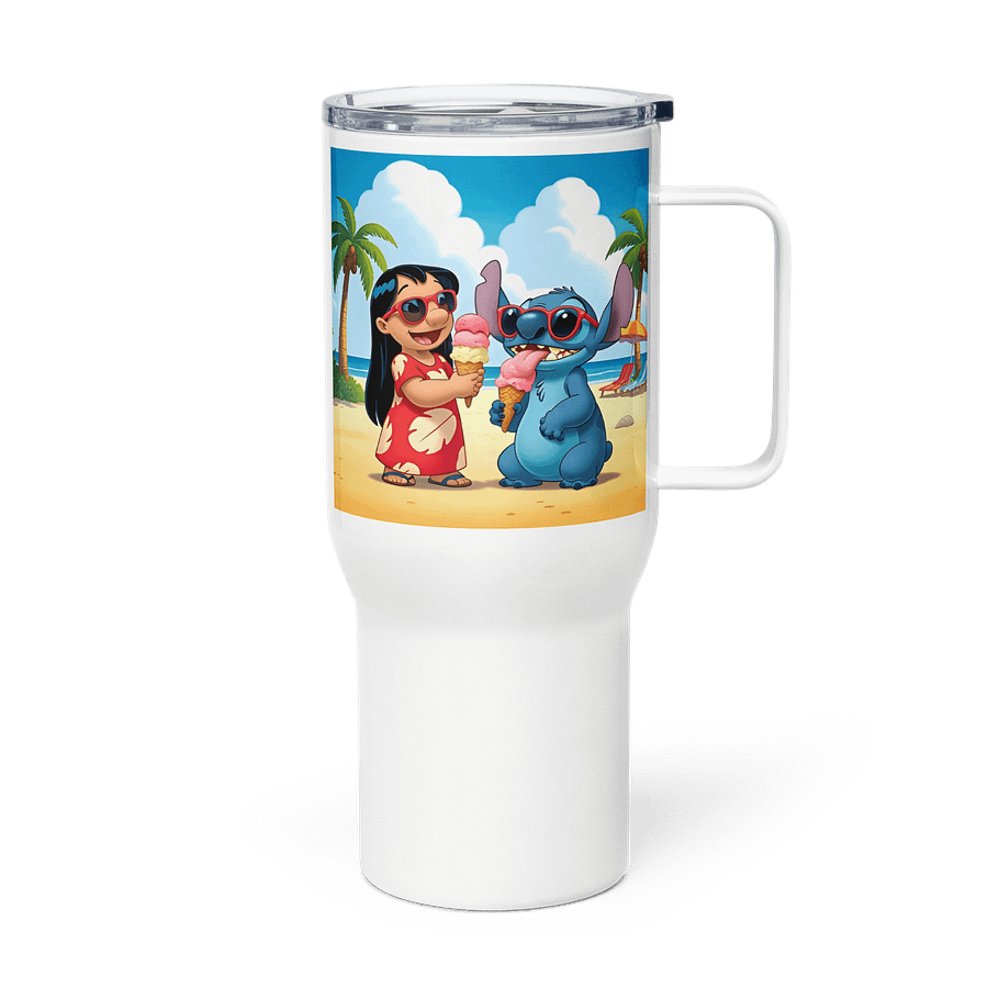 Travel Mug with a Handle Lilo & Stitch product image (3)