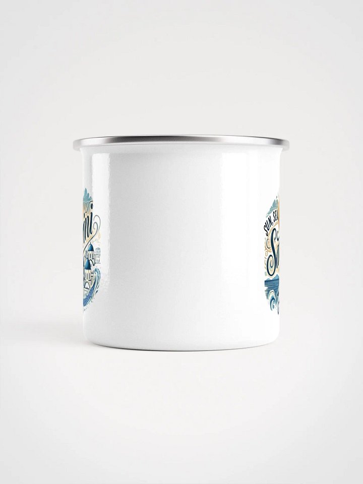 Santorini Dreams Enamel Mug product image (2)