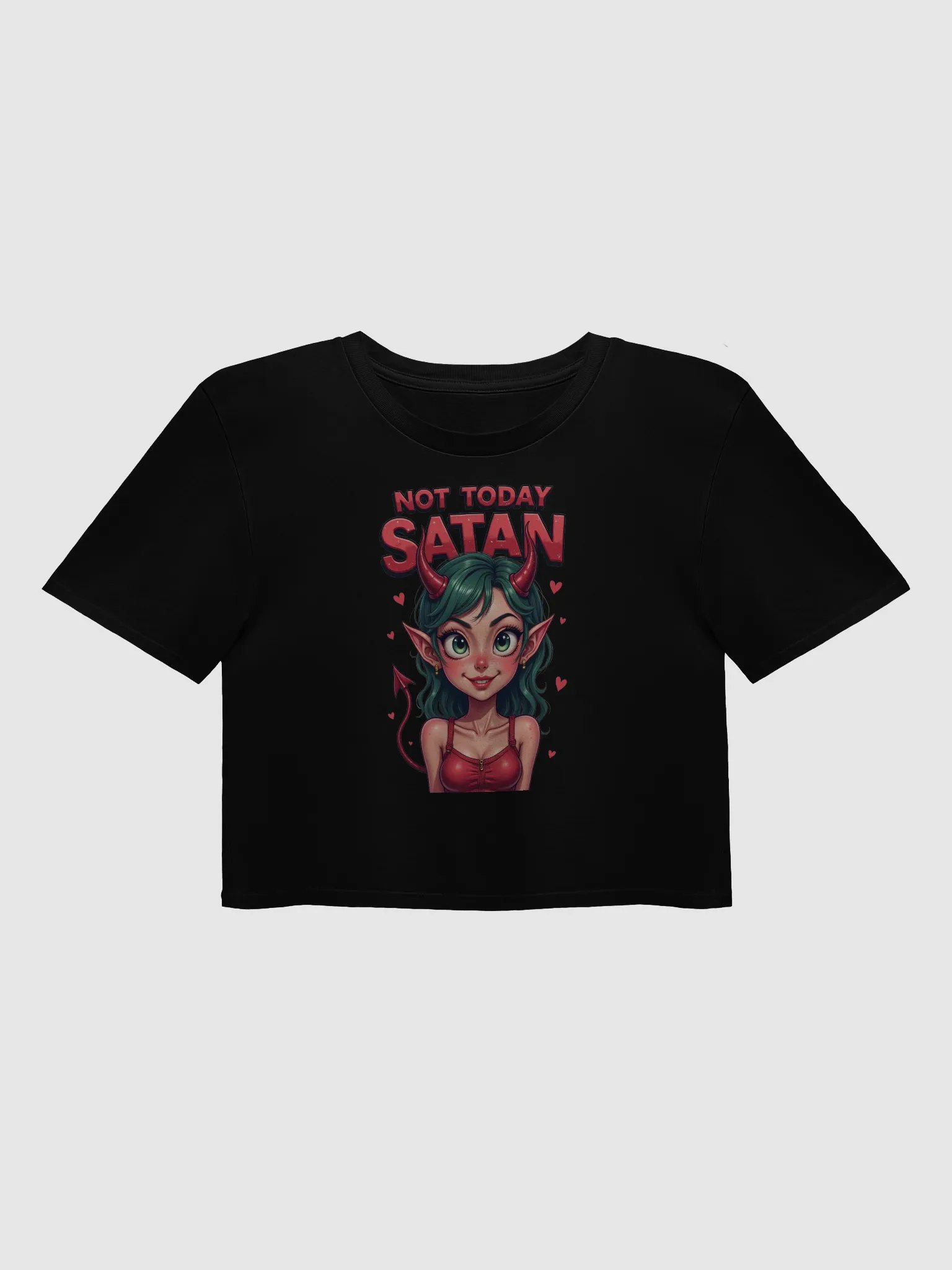 Mischievous Devilish Charm Crop Top product image (1)