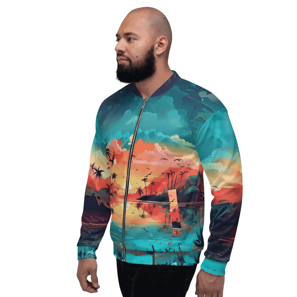 Tropical Sunset All Over Print Jacket product image (6)