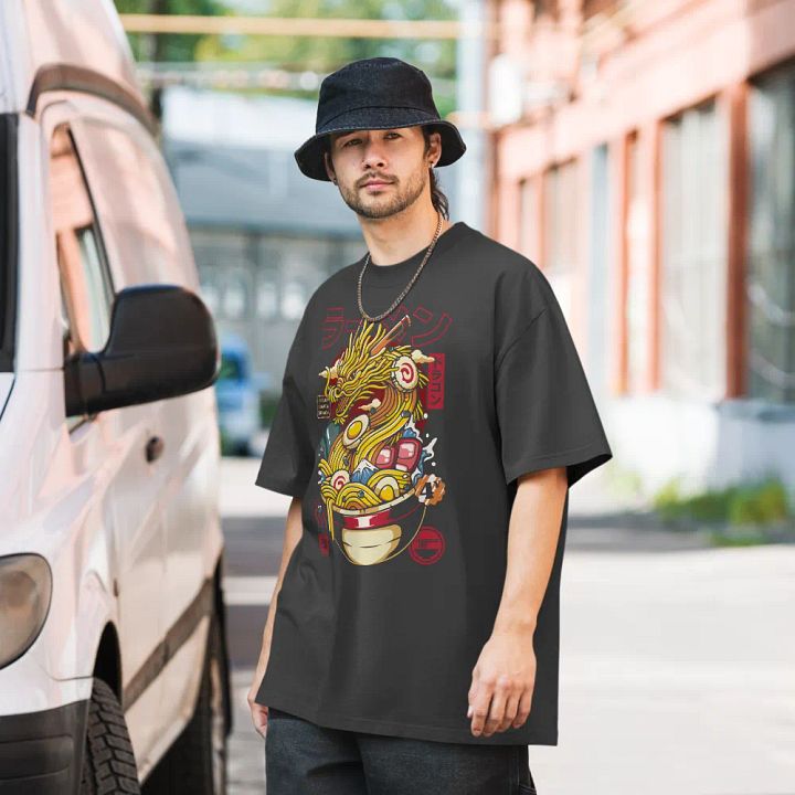 Great Ramen Dragon Japanese - Oversized Tee product image (1)
