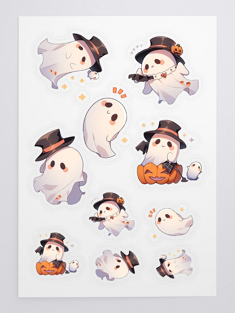 Halloween Ghost Sticker Set Sheet product image (3)