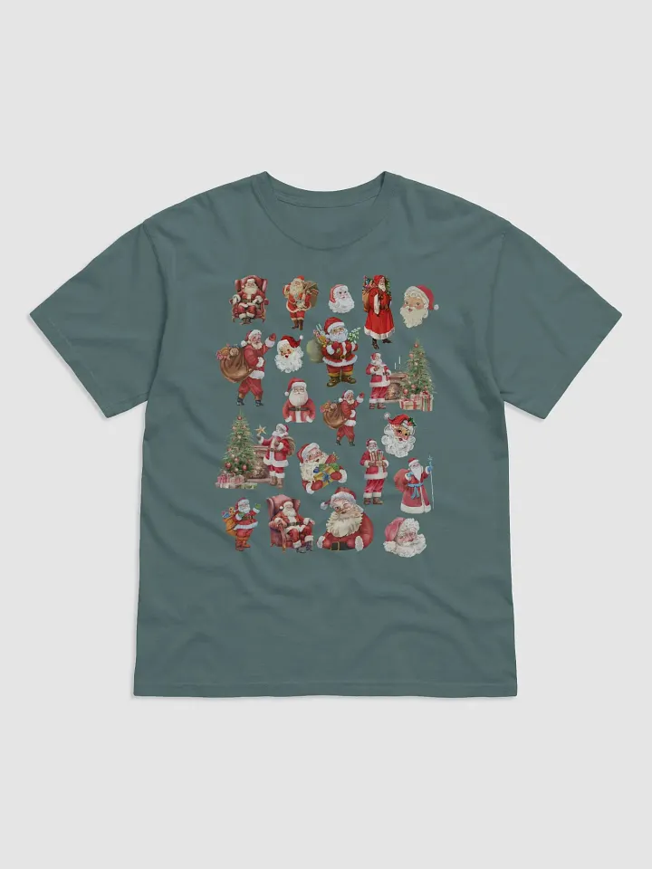 Santa Collage Adult T-Shirt product image (1)