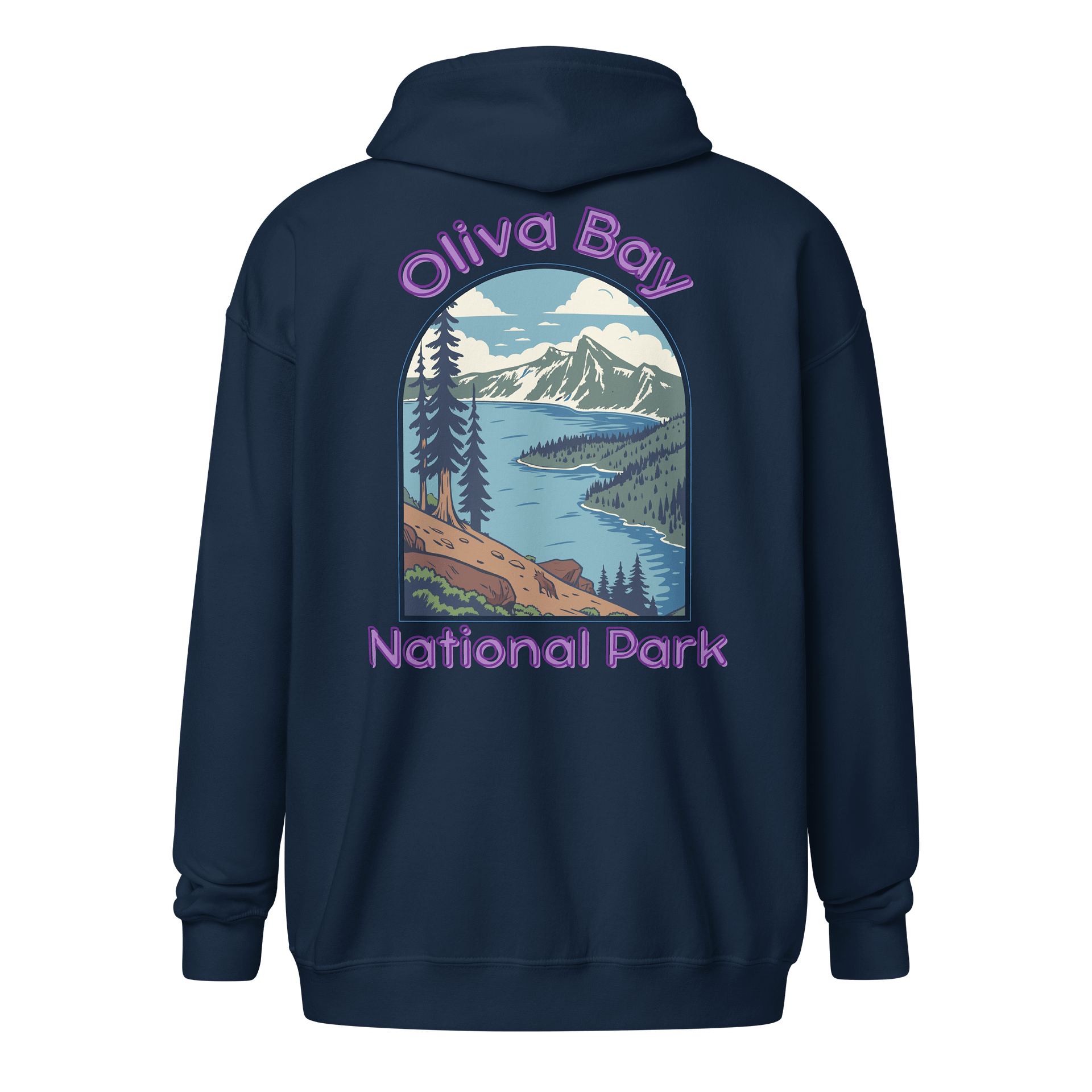 Oliva Bay National Park Zip-up Hoodie product image (1)