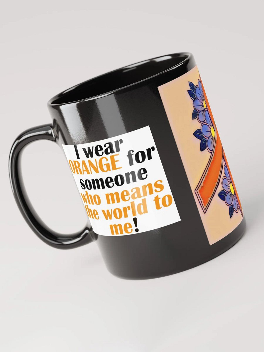 I wear orange Black Mug product image (8)