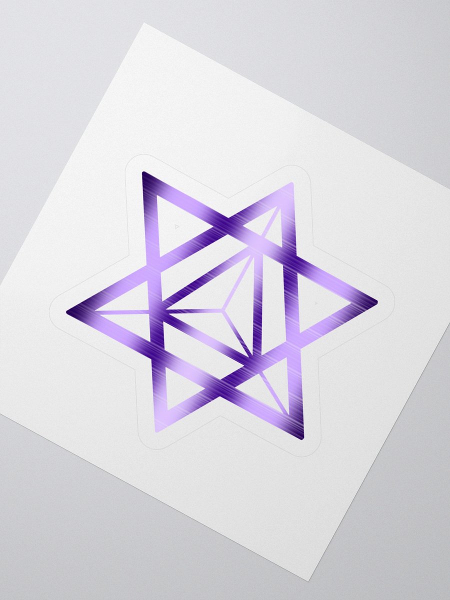 Merkaba | Cosmic Symmetry Kiss Cut Stickers | Sacred Geometry product image (4)