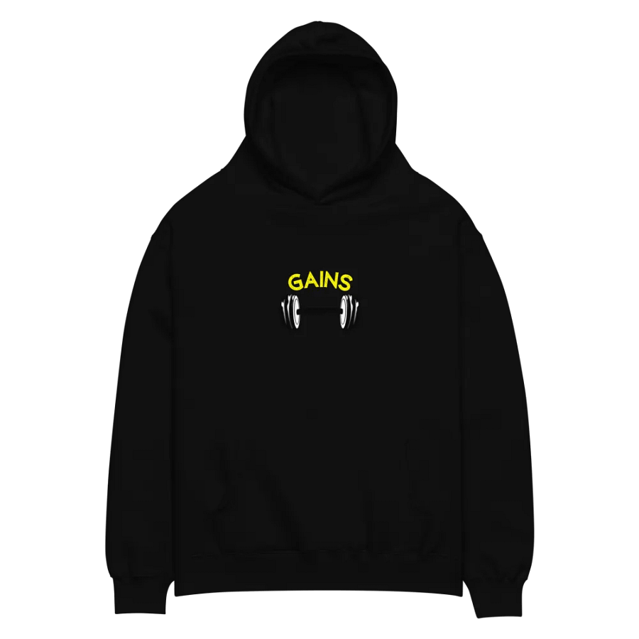 "Gains" Oversized Hoodie product image (4)