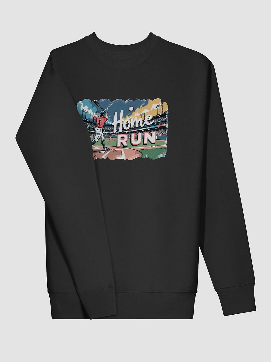 Dramatic Baseball Swing: Sunset Home Run Sweatshirt product image (3)