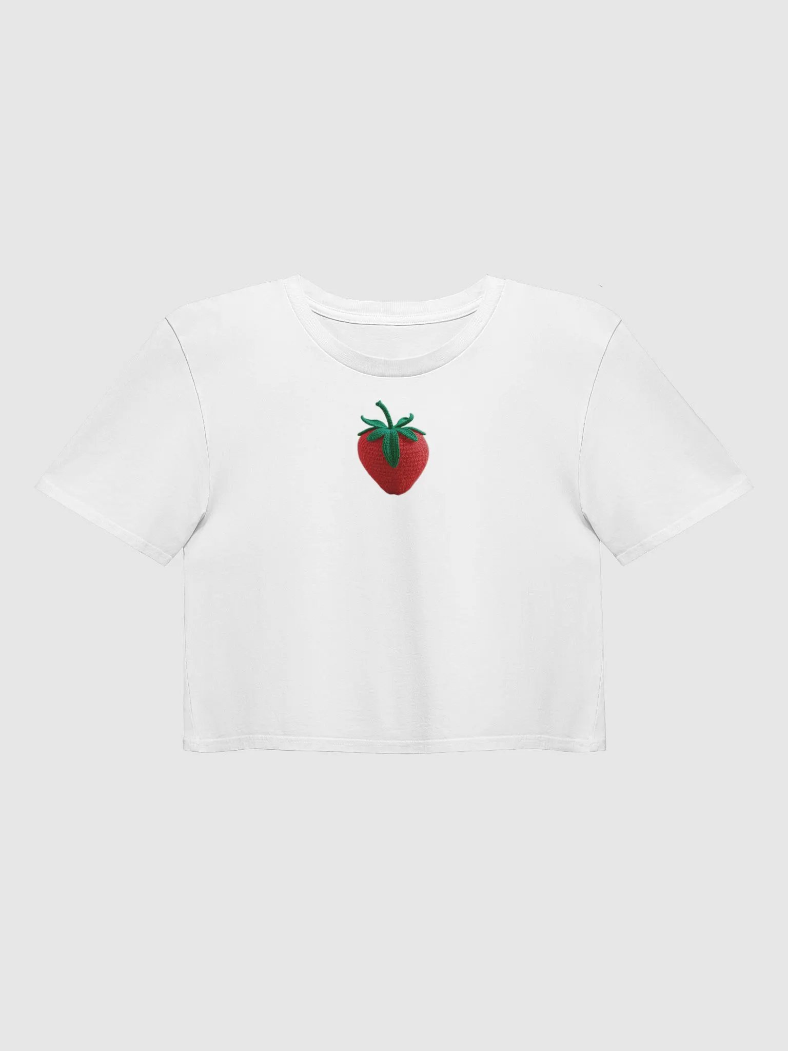CozyAvocado Women's Premium Strawberry Crop Top #5 product image (1)