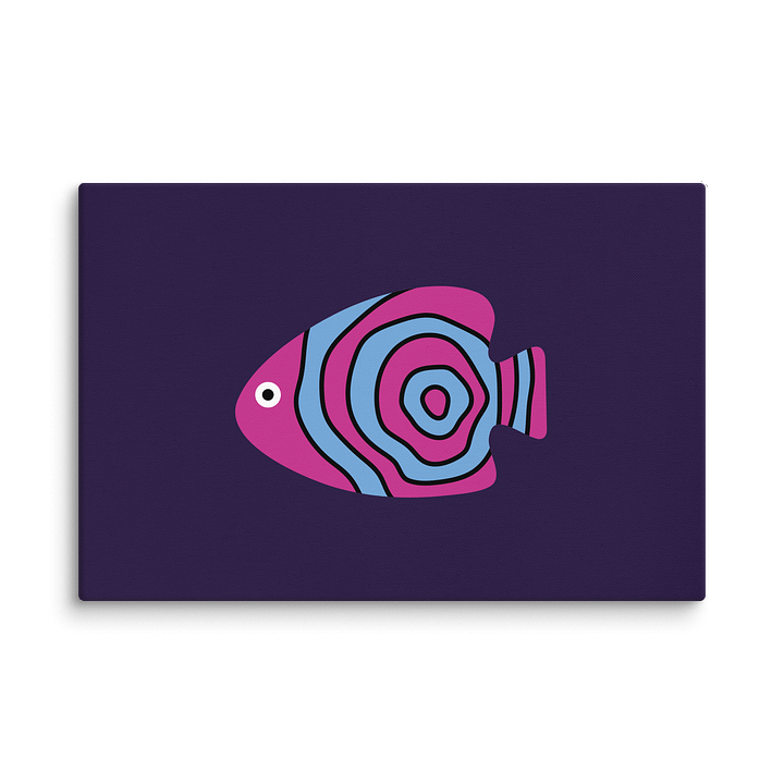 Fishy Fish 40"x60" Wall Art product image (1)