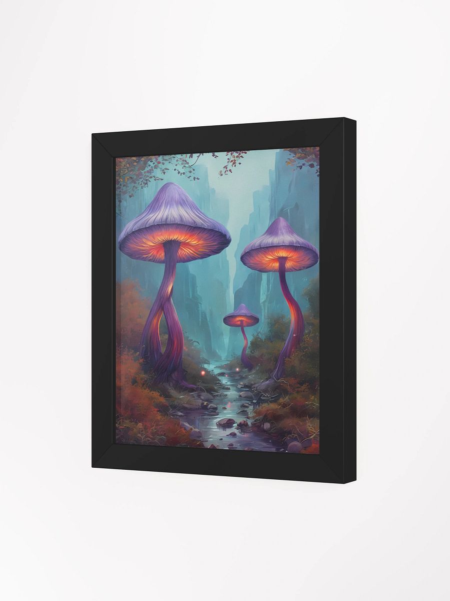 Glowing Mushroom Canyon Framed Poster product image (4)