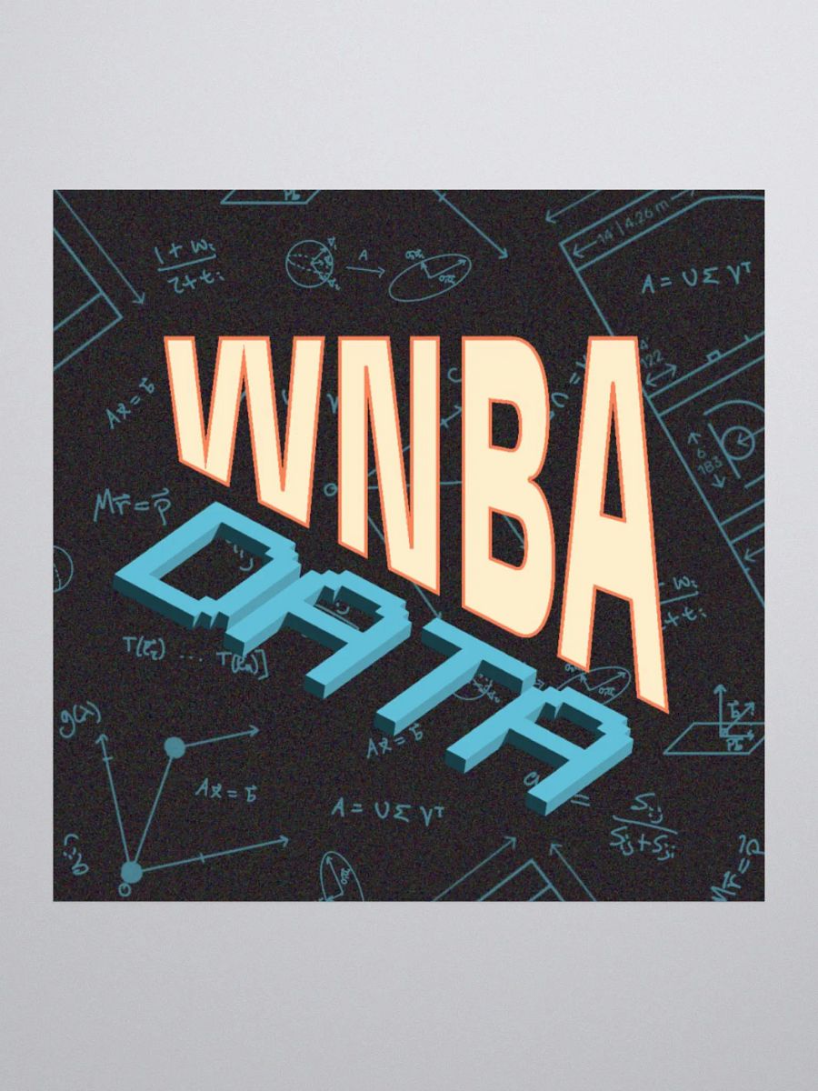 WNBADATA Square Sticker product image (1)