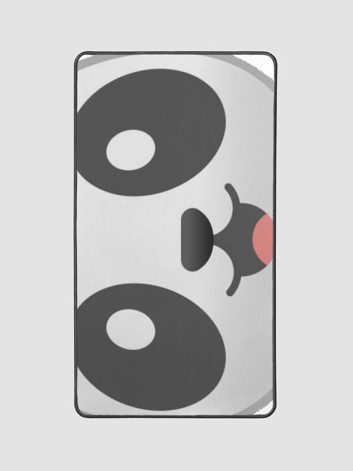 Large Panda Logo Desk Mat 12" x 22" product image (1)