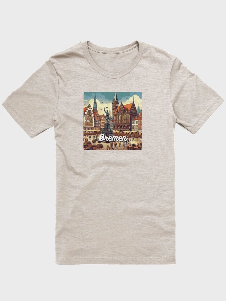 Bella+Canvas Supersoft T-Shirt | AI Design Bremen city product image (1)