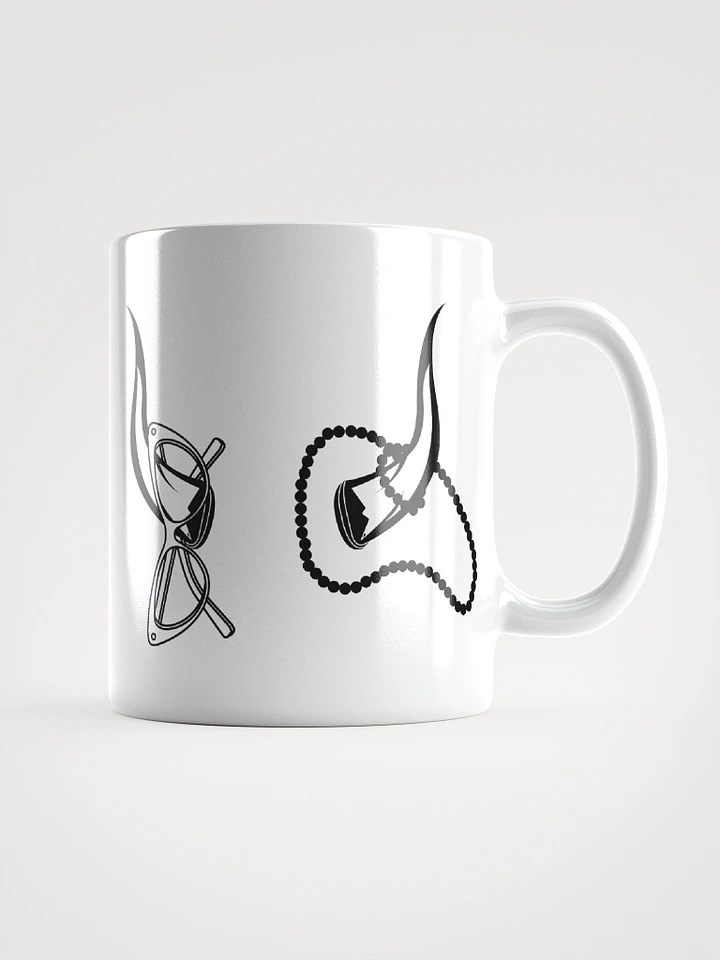 Horns, Glasses & Pearls Mug product image (1)