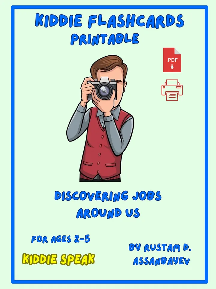 Printable Kiddie Flashcards product image (1)
