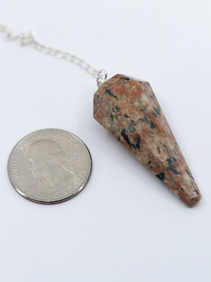 Unakite Crystal Pendulum product image (2)