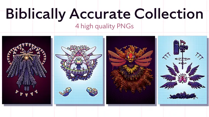 The Biblically Accurate Collection: 4 PNG Download product image (1)