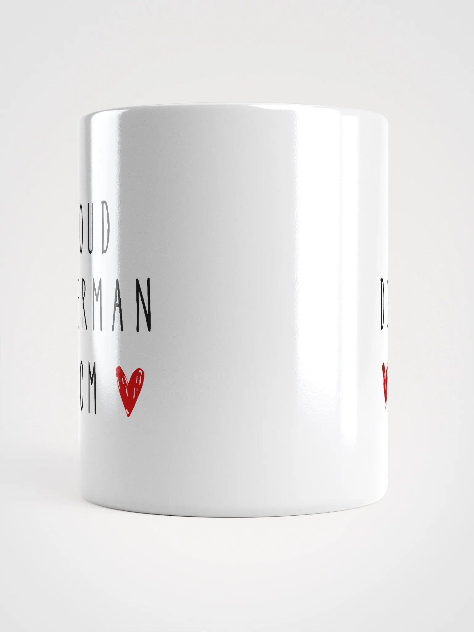 Proud Doberman Mom, white mug product image (14)