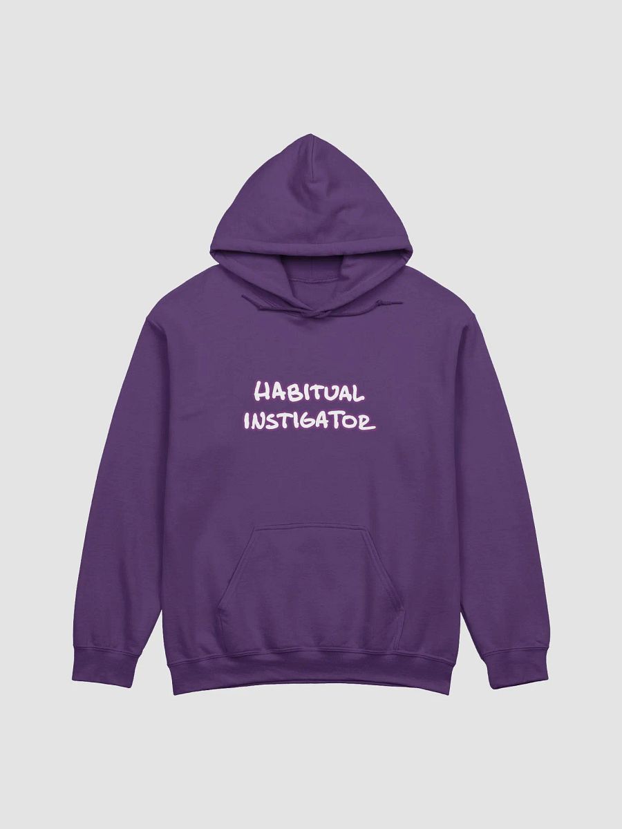 HABITUAL INSTIGATOR (lined design, #763D7D) classic hoodie product image (50)