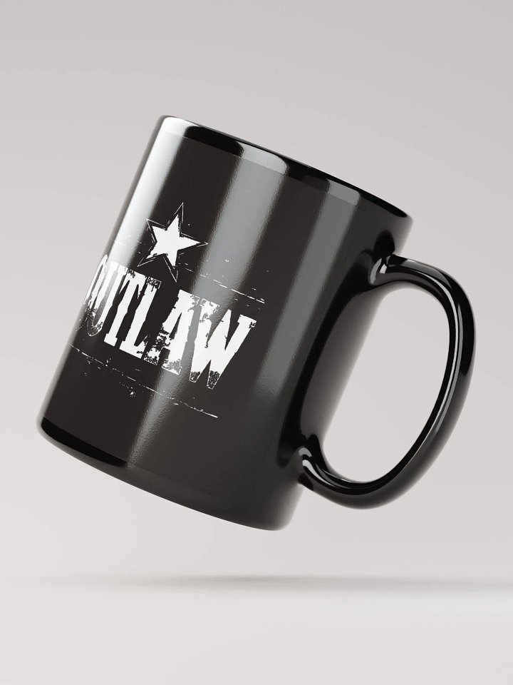"Outlaw" Mug White Lettering product image (2)